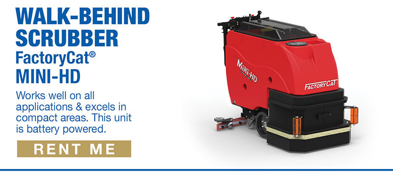 WALK-BEHIND SCRUBBER Factory Cat® Mini-HD